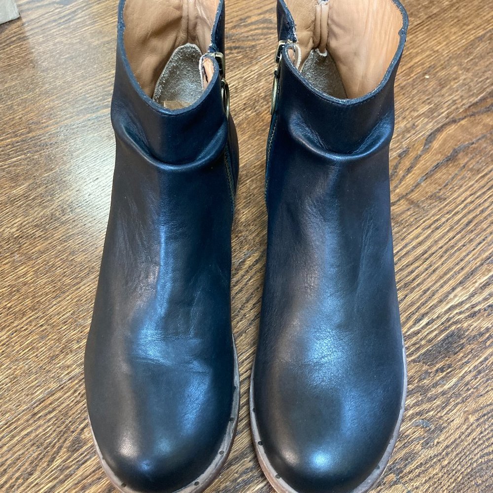 Beek QUAIL black leather ankle boots, ONLY WORN ONCE